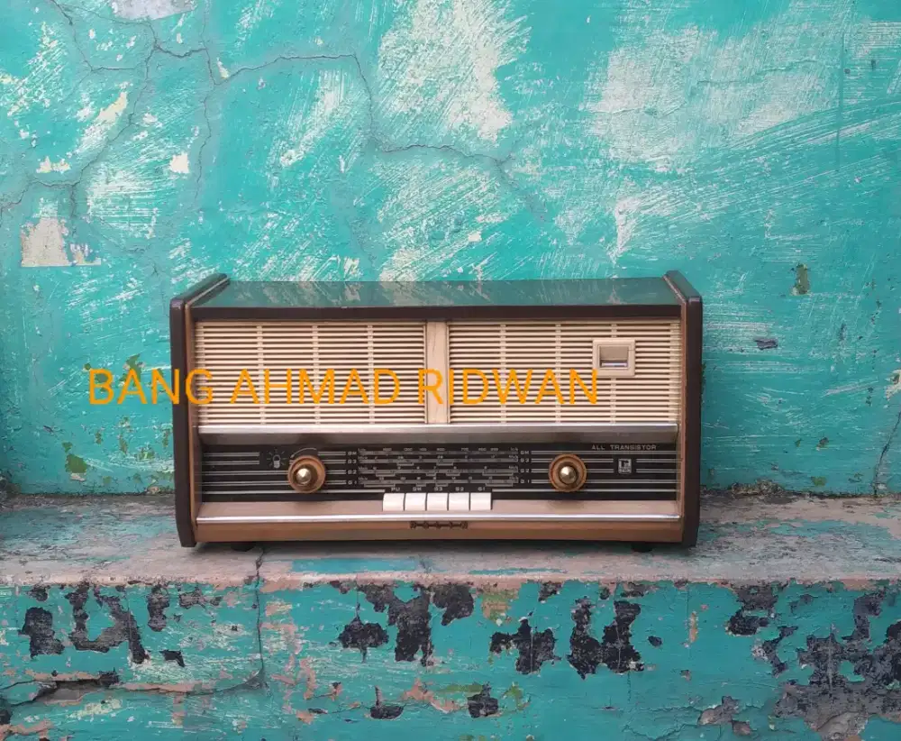 RALIN radio all transistor antik jadul kuno tua klasik MW AM SW kayu