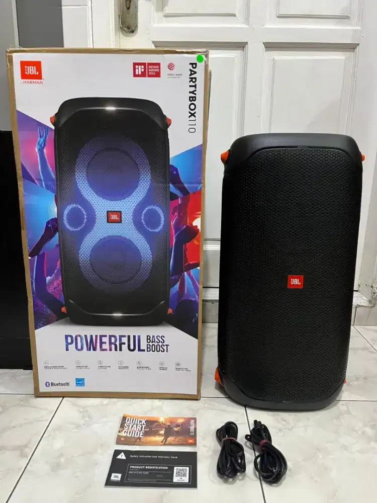 JBL PartyBox 110 Original Fullset