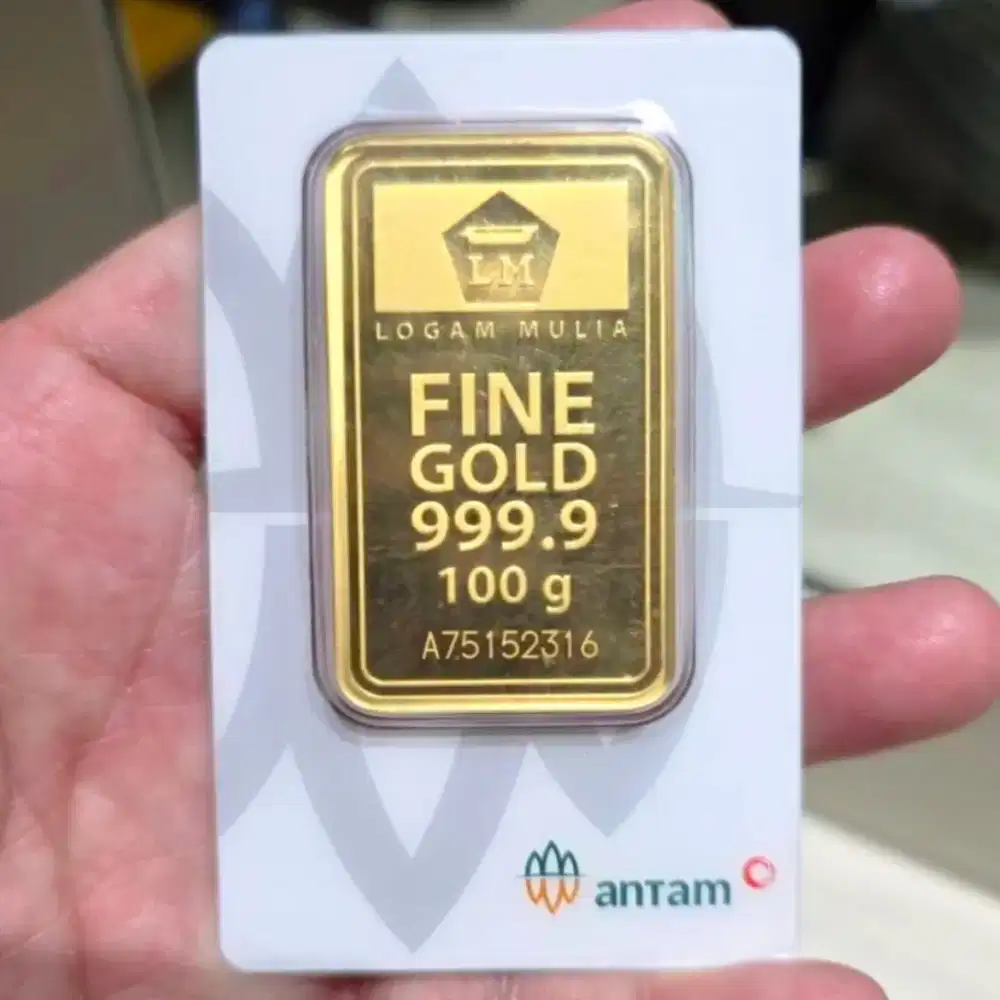 Antam 100 Gram CertiCard Original - Harga Grosir Investasi Besar