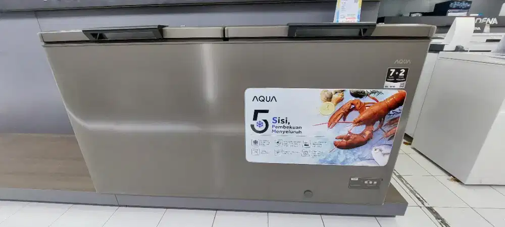 Freezer Box 502L Aqua Kredit Dp 0 Bebas Bayar 2X Cicilan