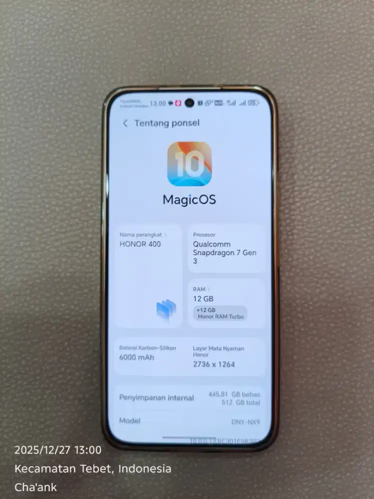 Honor 400 5g 12/512gb NEGO ALUS