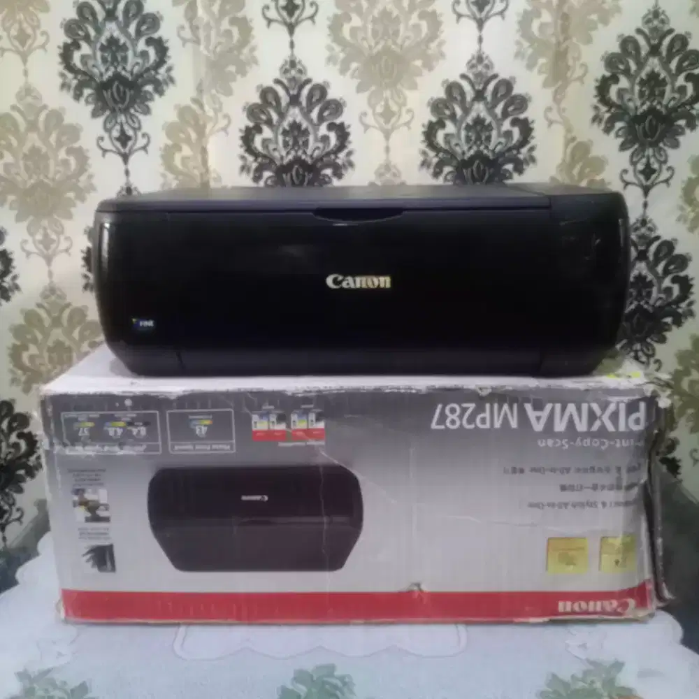 print canon mp287 second kondisi rusak