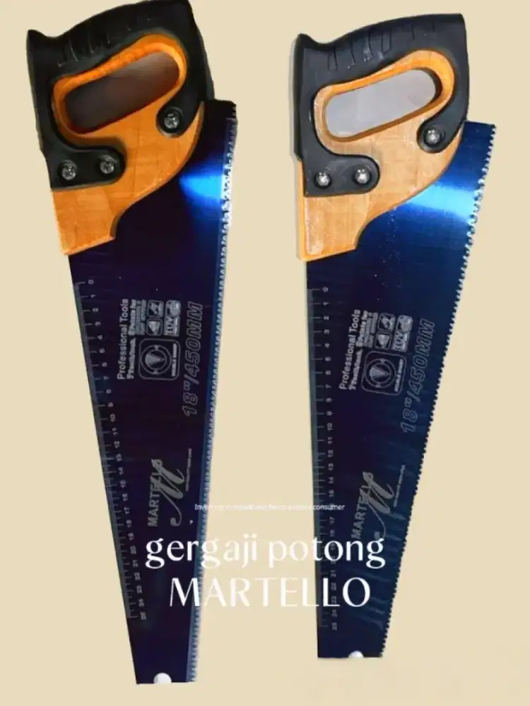 Gergaji gagang kayu martello