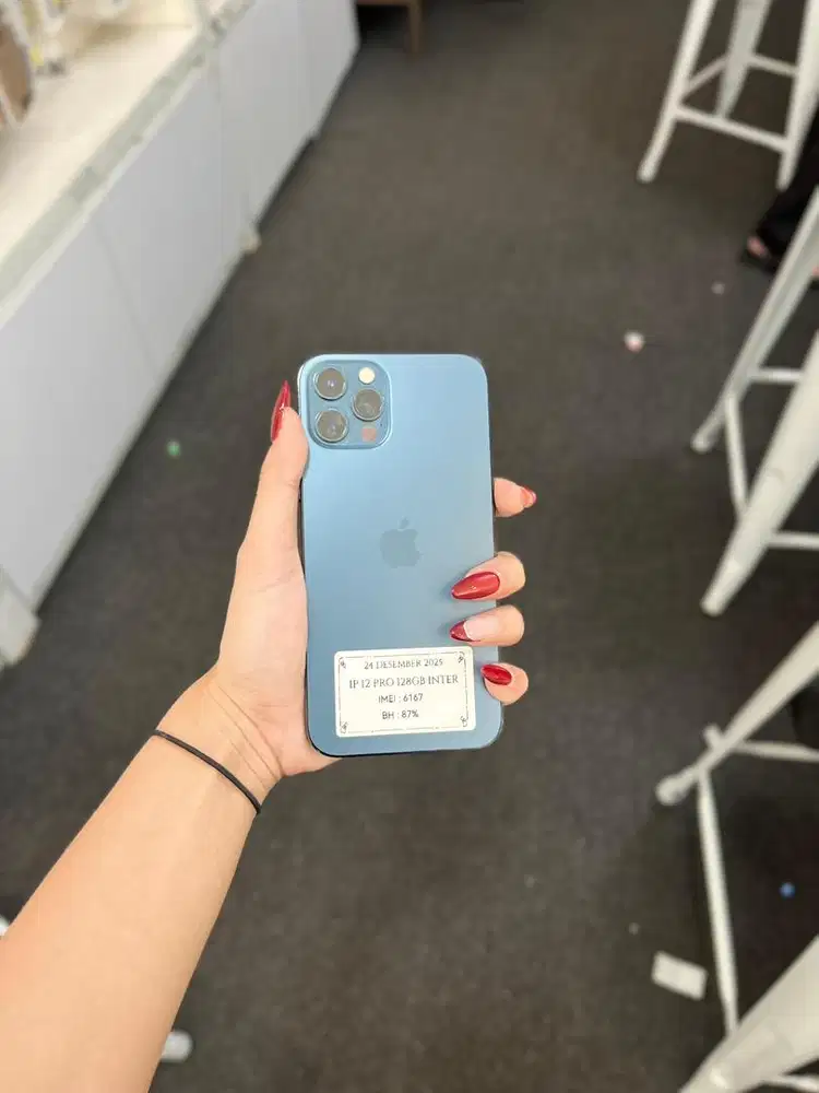 Iphone 12 Pro 128GB fullset mulus nominus terima tt cod kredit