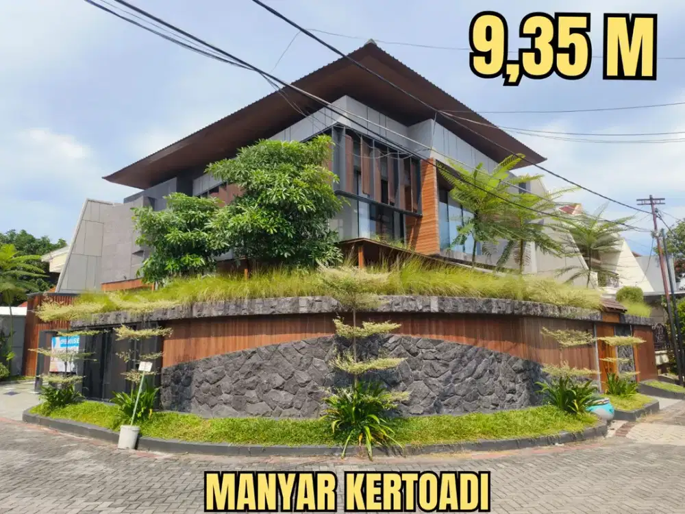 ‼️MEWAAH‼️RUMAH HOOK MODERN TROPIS MANYAR KERTOADI KLAMPIS DHARMAHUSADA, SURABAYA TIMUR. SELANGKAH MERR, KERTAJAYA