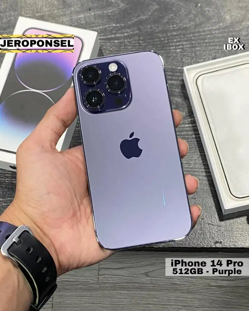 IPHONE 14 PRO 512GB EX IBOX MULUS FULL SET ORIGINAL BH 100%