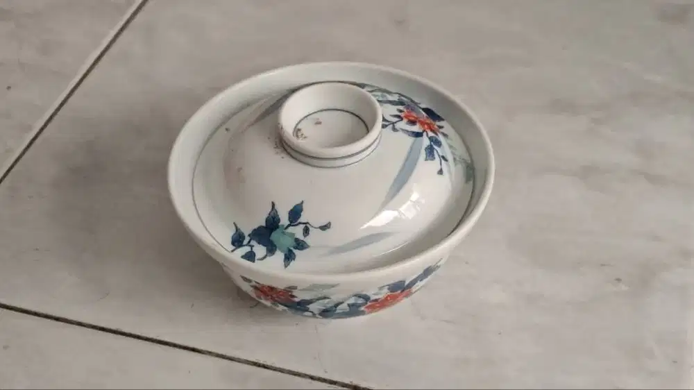 Vintage Hand Painted Porcelain Noodle/Rice/Soup Bowl