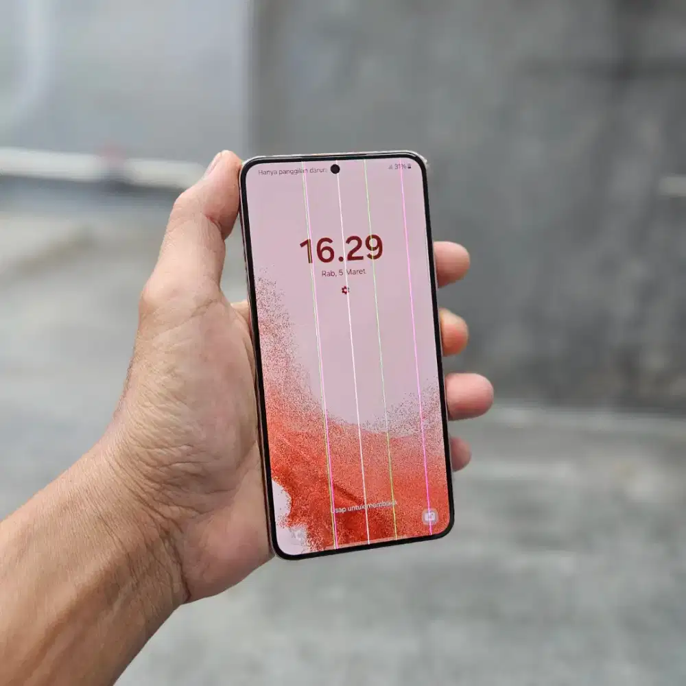 SAMSUNG GALAXY S22 5G SEIN 8/256 GB MINUS GARIS FUNGSI NORMAL