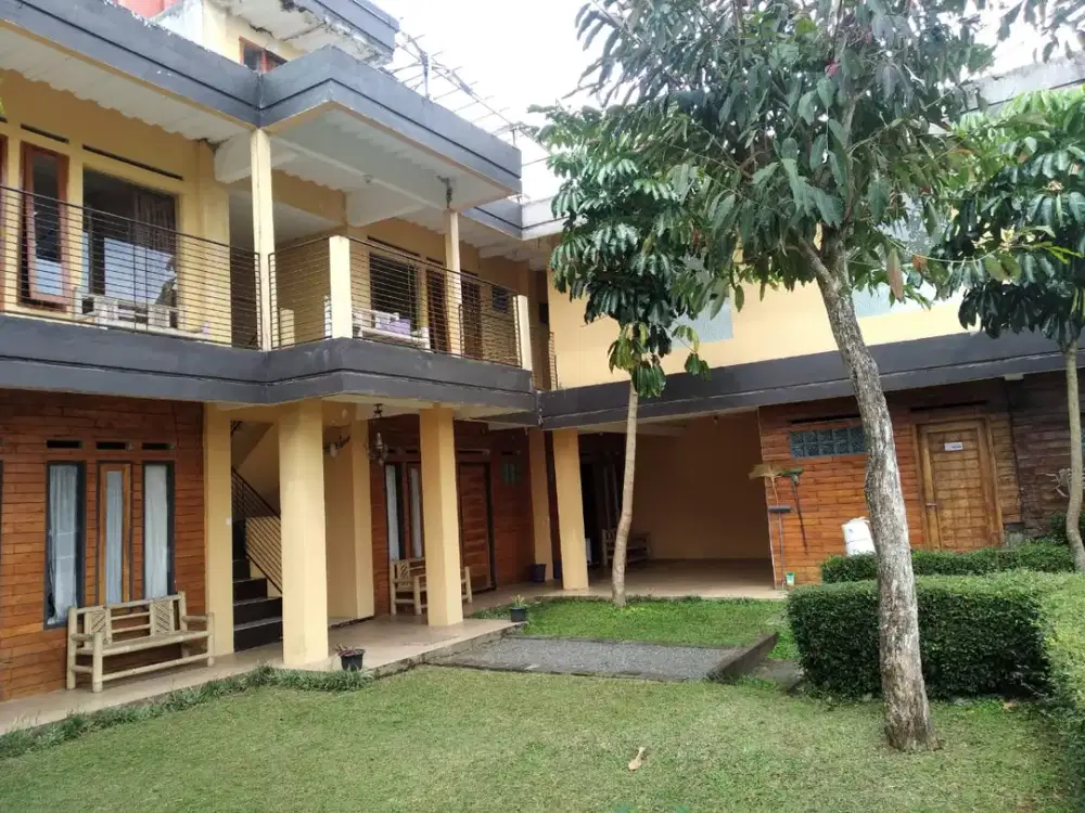 DIJUAL CEPAT HOTEL BAGUS DI KAWASAN WISATA CIKOLE LEMBANG LUAS 1241m2