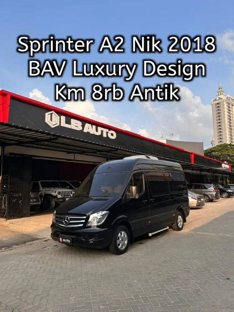 Mercedes-Benz Sprinter 315 CDI A2 Van Wagon Diesel M/T 2018 Hitam