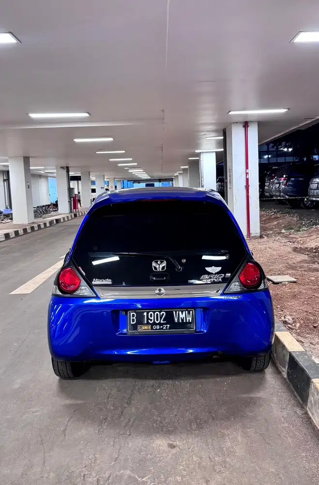 Honda Brio Satya E 2017 Matic Biru | Pajak 2027 | Siap Pakai