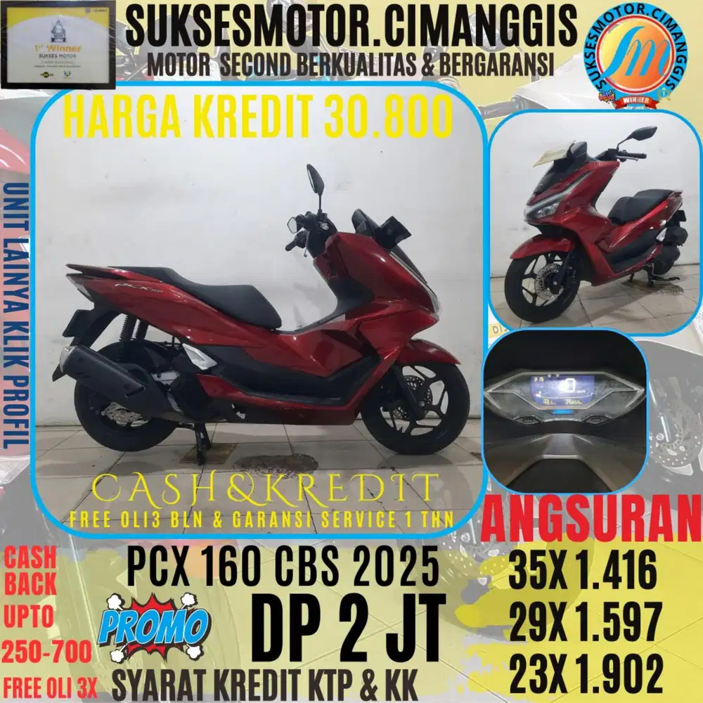 NEW PCX 160 CBS CASHBACK UPTO 700 RIBUAN FREE OLI3BLN