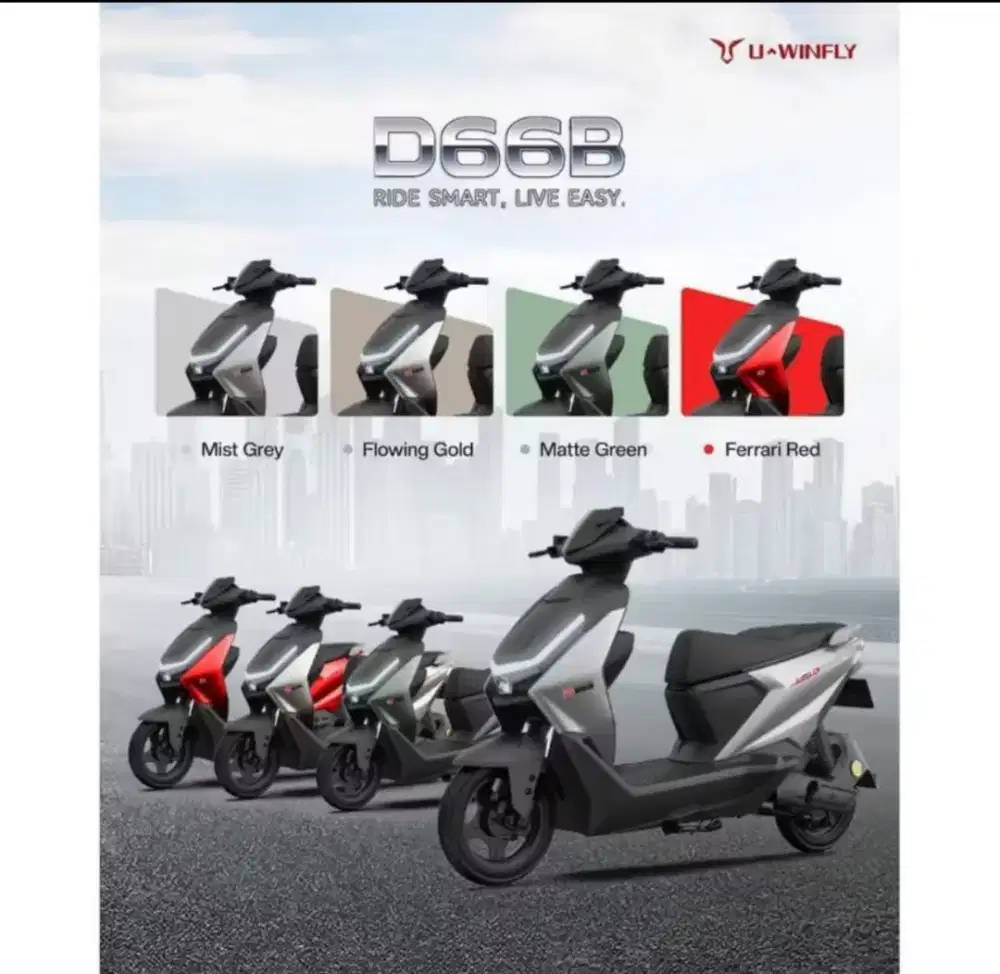 Kredit Murah Sepeda Listrik Uwinfly D66B Tanpa Dp