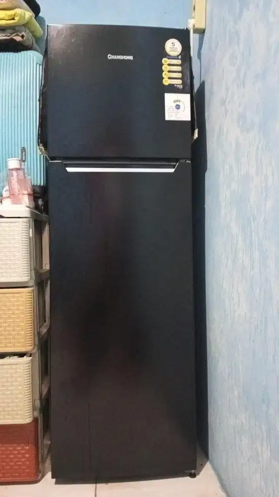 Kulkas changchong 2 pintu 180L pemakaian baru 3 bulan