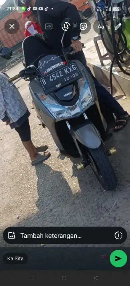 Jual motor lexsi surat surat lengkap minta langsung japri