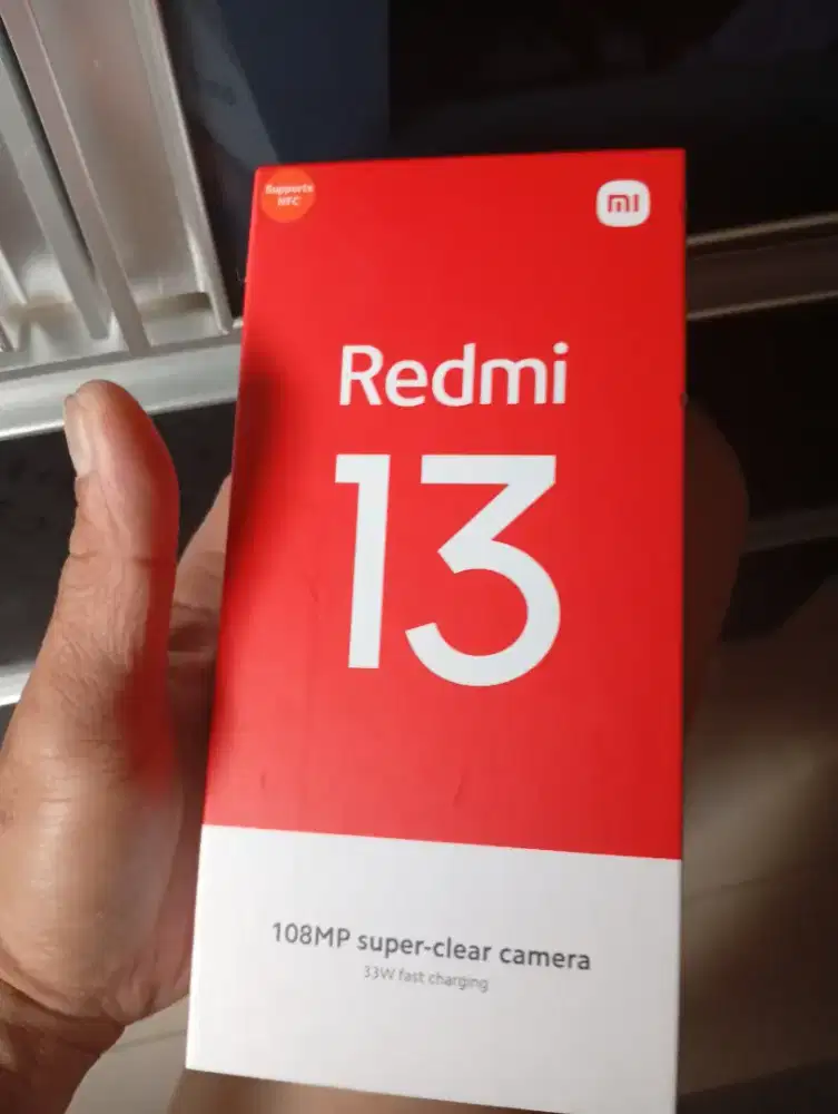 REDMI 13. 99.9 RAM 12 MMC 256 NEW EDITION KOTAK + CHAGER ORIGINAL