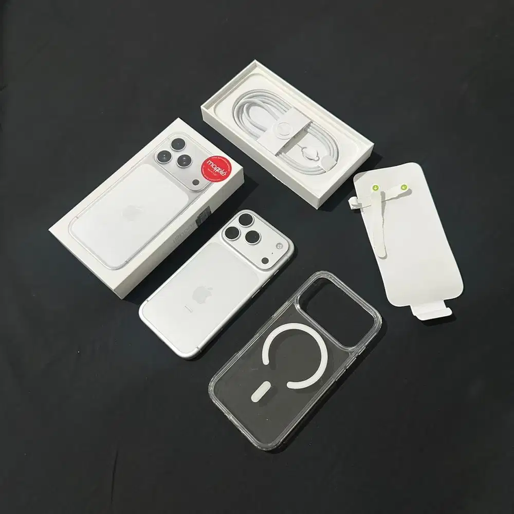 (iBox) iPhone 17 Pro 512GB Silver iBox Digimap Fullset 1 Minggu Pakai