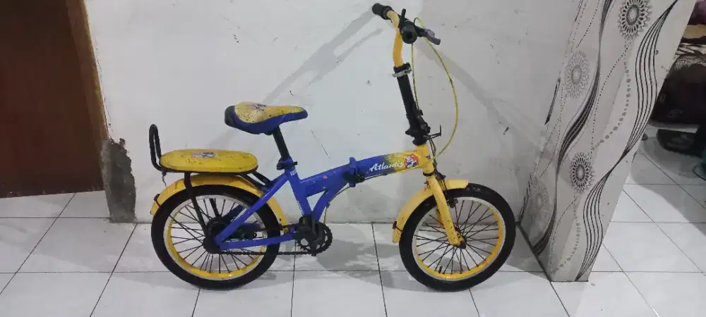 Sepeda lipat anak atlantis uk 16 siap pakai