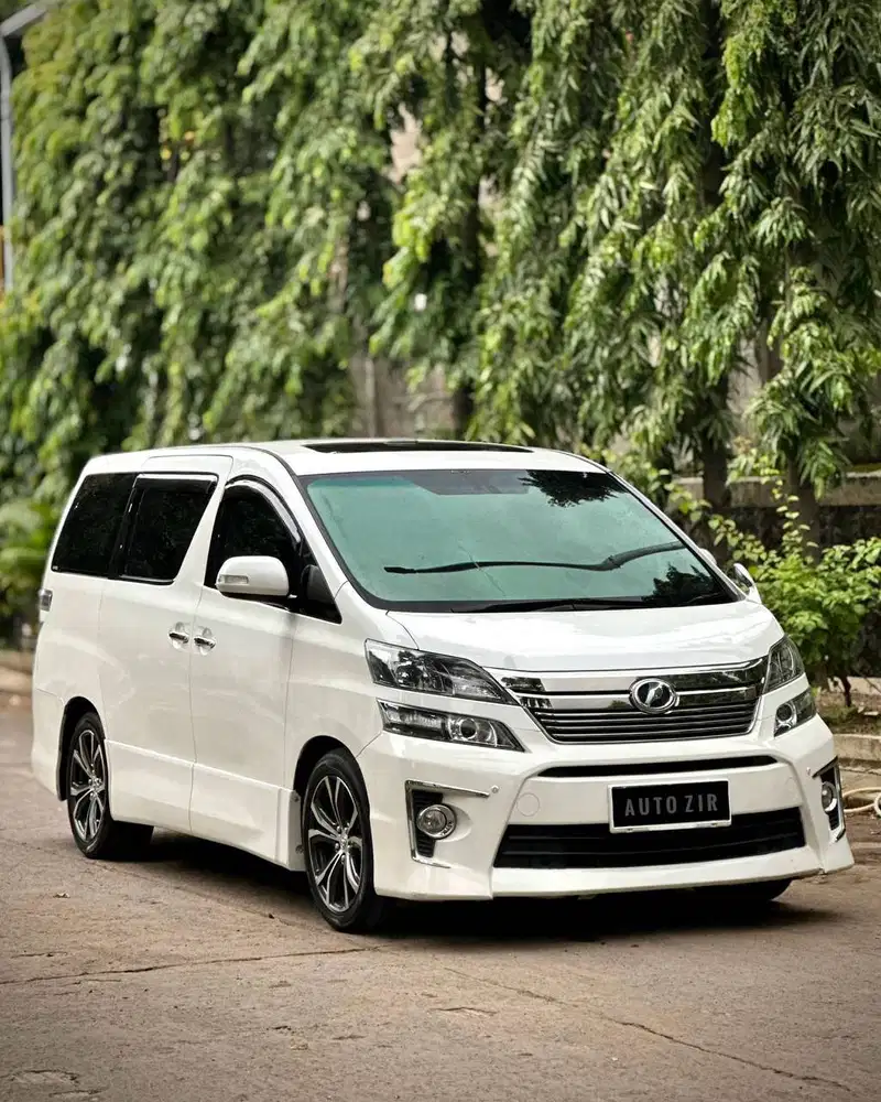 Toyota Vellfire ZG Putih 2013 Tdp Murmer Ori Menarik Bu Antik Simpanan