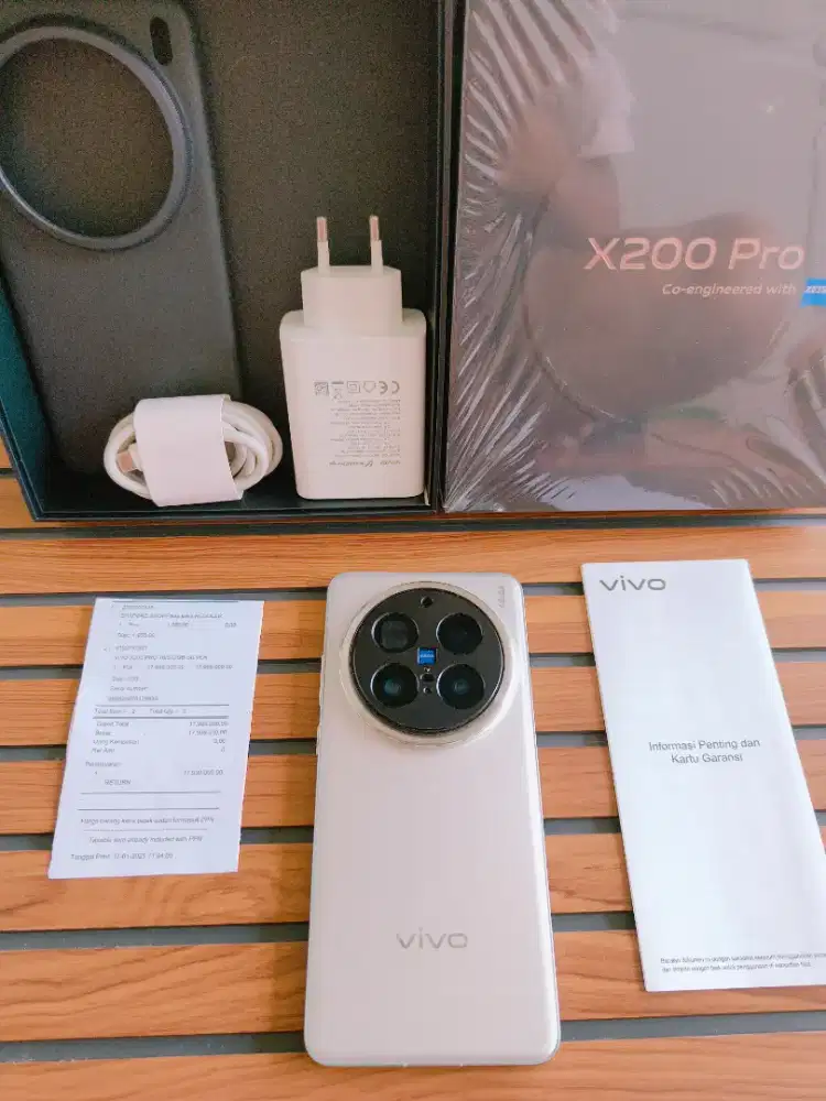 Vivo X200 Pro 5G 16/512 Mulus Fullset Ori Garansi Panjang 2027