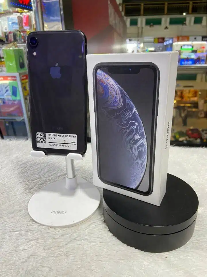 Second IPHONE XR 64gb Black All Op Mantapp