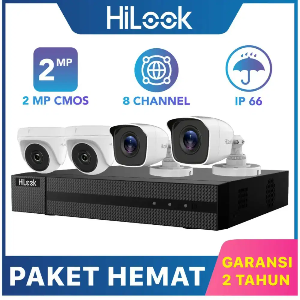 Paket CCTV Online Fullset - Akses HP Dimana Saja & Bergaransi