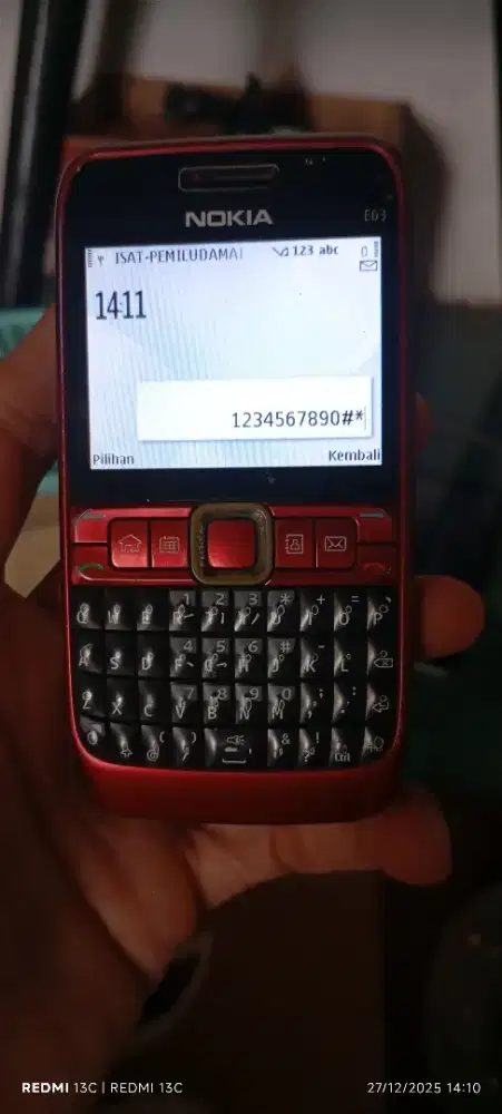 Dijual Hp Nokia E63 Original normal fungsi sinyal on minat pm