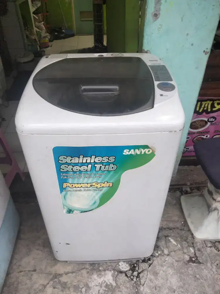 Jual mesin cuci 1tabung  Sanyo 7'5kg