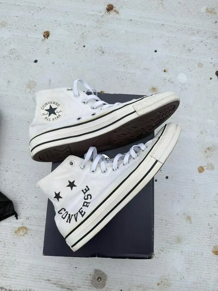 Converse Chuck Taylor High Top Egret Cream