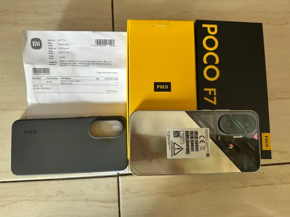 Jual Poco f7 silver 12Gb 512Rom pemakaian seminggu