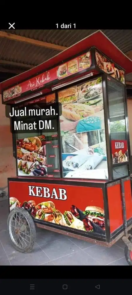 Di jual Gerobak kebab