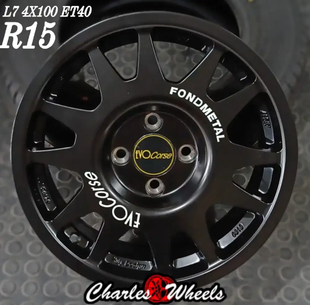 VELG EVO CORSE RALLY R15 MURAH