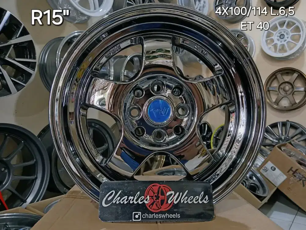 VELG WORK MEISTER BLACKCHROME R15