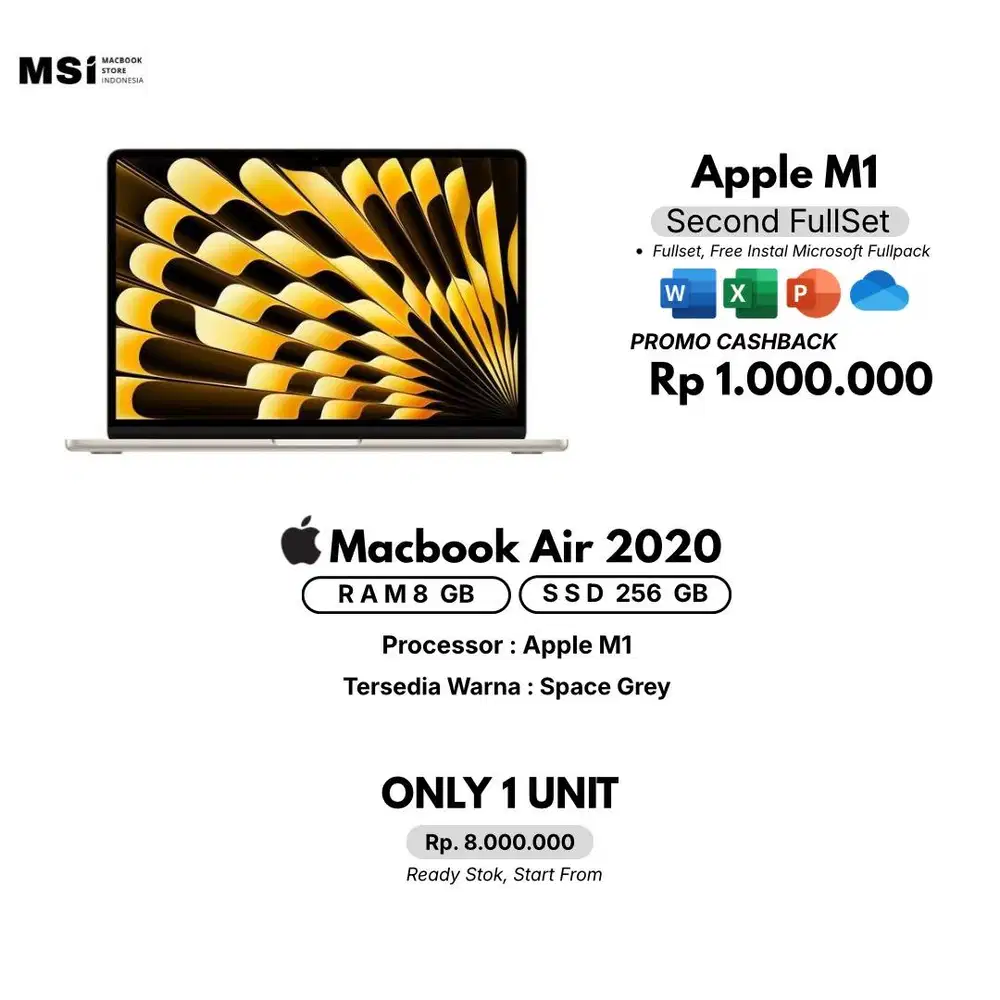 MACBOOK AIR 2020 RAM 8/256GB