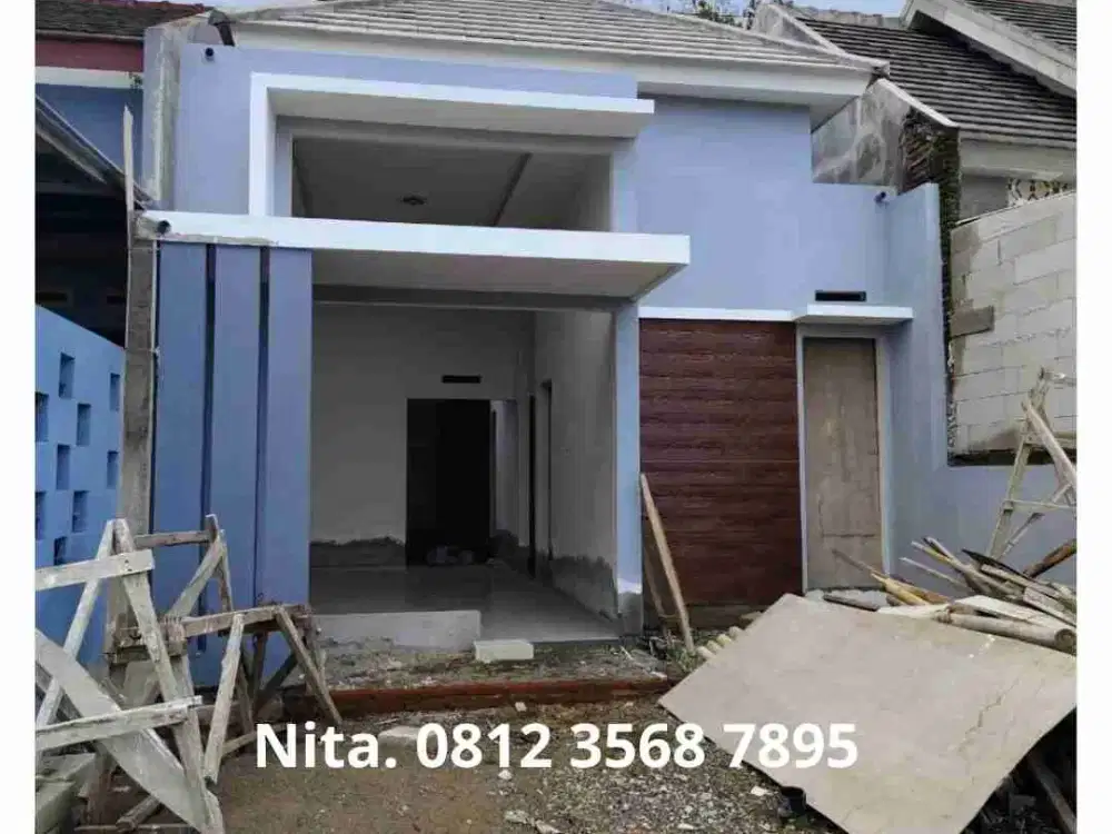 TINGGAL FINISHING — RUMAH SIAP HUNI SELANGKAH DARI RS BAPTIS BATU 400jt Only‼️
