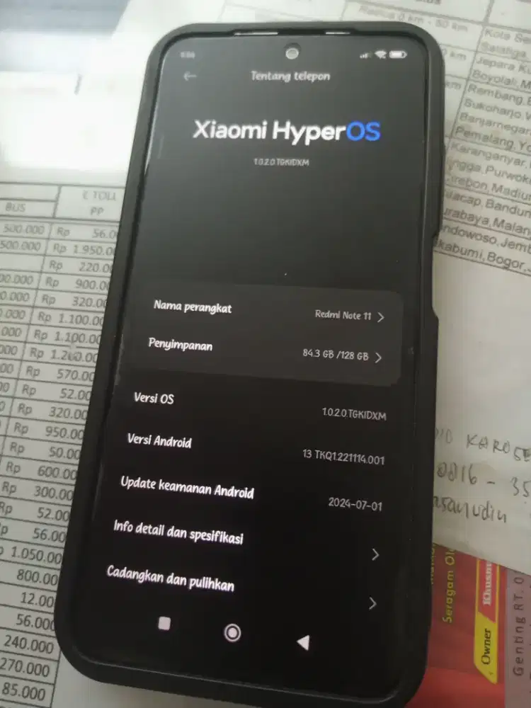 Redmi note 11 6/128 komplit nfc