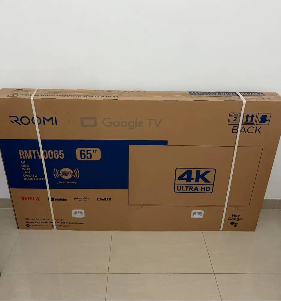 Dijual TV 65 Baru Harge Miring