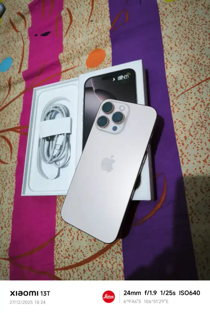 IPHONE 16 PRO MAX 256GB RESMI IBOX FULL ORI ON PANJANG JULI 2026