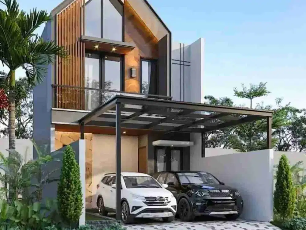 Rumah cantik Purwokerto barat 2 lantai