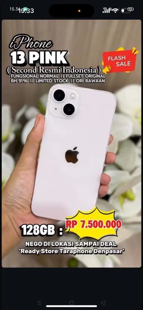 IPHONE 13 BASIC PINK
