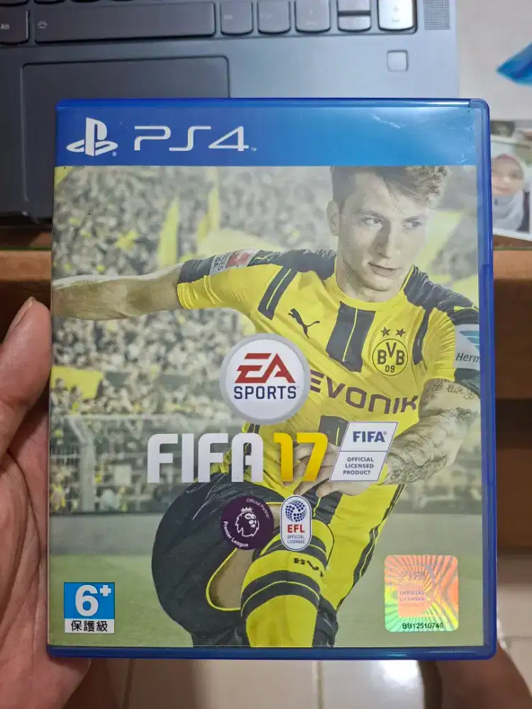 Jual BD Kaset PS4 PlayStation 4 FIFA 17  ORI Full-set Lengkap Mulus