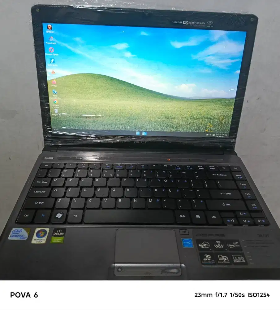 Laptop ACER Intel Core/Ram 4gb/SSD/baterai ok,Tuk kantor,pelajar,usaha