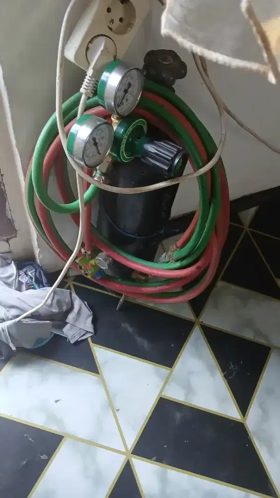 jual alat LAS oksigen tinggal pakai