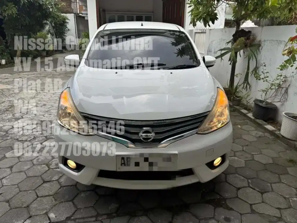 Nissan grand livina xv 1.5 automatic cvt warna putih. matic. Terawat
