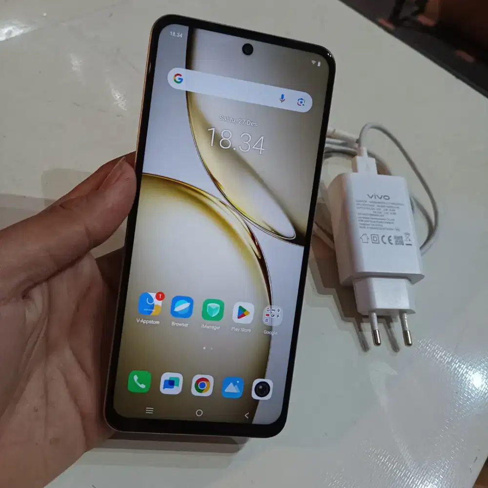 Vivo y19s 4+4/64 Hp casan Full ori