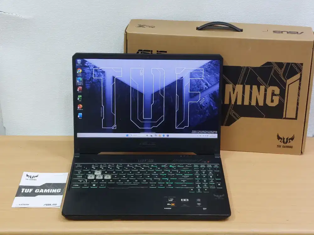 ASUS TUF GAMING RYZEN 5 RAM 16GB SSD 512GB VGA GTX 1650 4GB