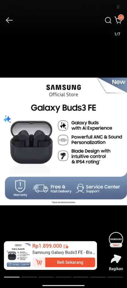 Galaxy Buds3 FE-Black
