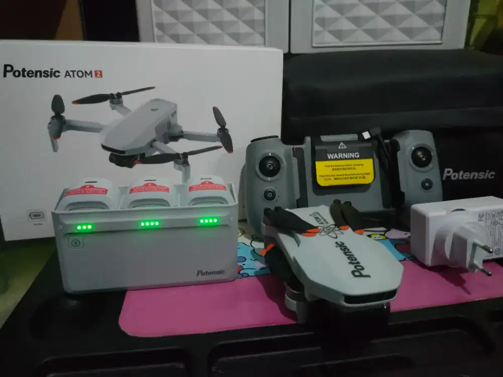 Drone potensic atom 2 combo 3 baterai