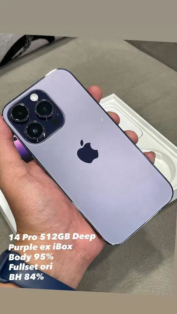 Iphone 14 Pro 512GB Deep Purple ex iBox