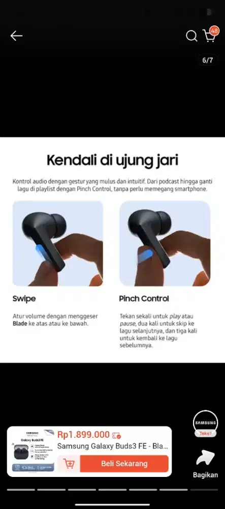 Buds3 FE Samsung Galaxy-Black